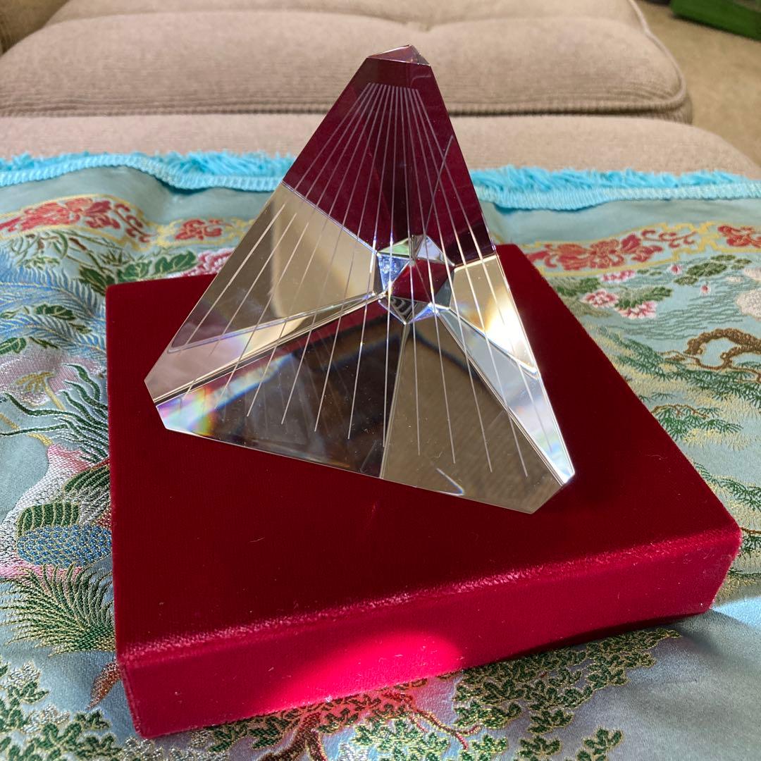 STEUABEN ピラミッド クリスタル スチューベン 1990年代 希少