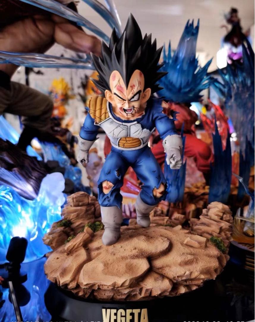 ドラゴンボール ベジータ ガレキ ガレージキット スタチュー X②⑤