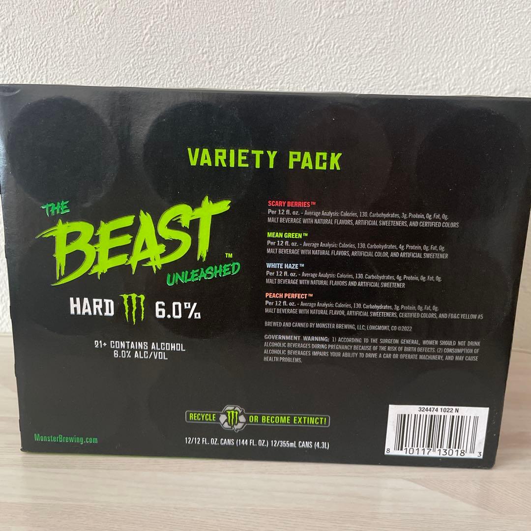 Monster Energy The BEAST アルコール6% 4種類12本