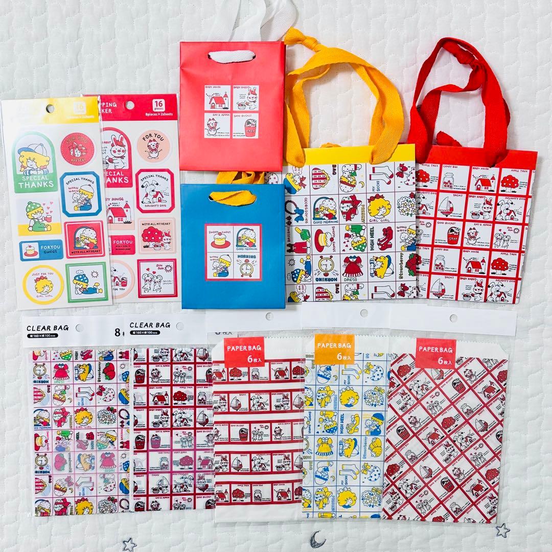 セリア seria シモジマ シモジマファンシー シール ラッピング 計11点