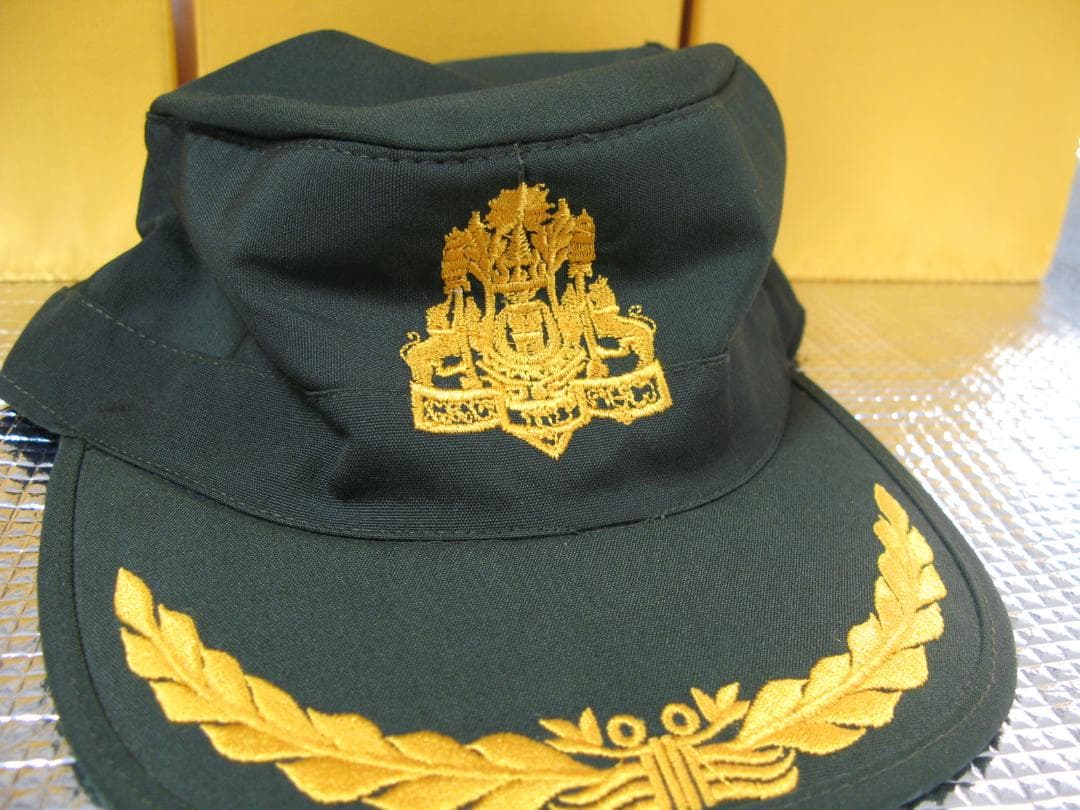 カンボジア アーミーキャップ 軍隊 帽子 E ワークキャップスタイル