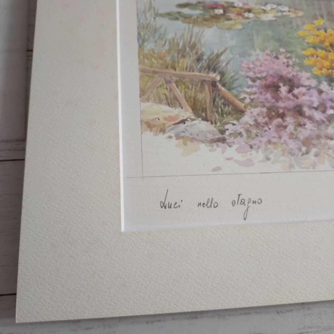 M. Marten, Lights in the Pond 公園 風景画