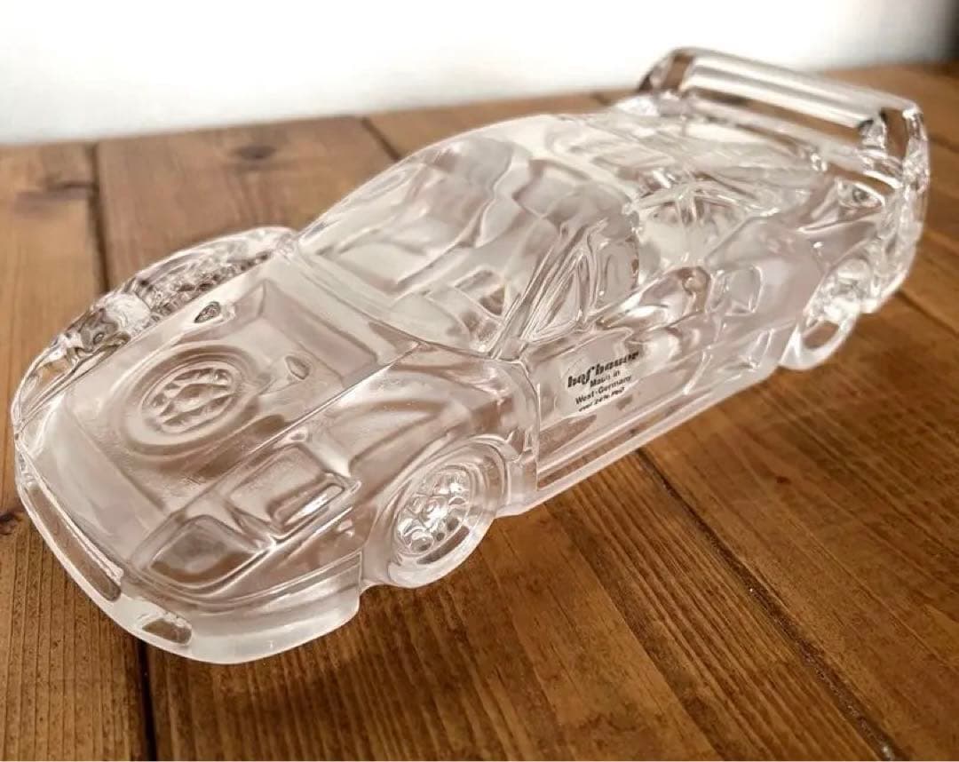 ホフバウアー社 ヴィンテージ フェラーリ ガラス クリスタル 置物