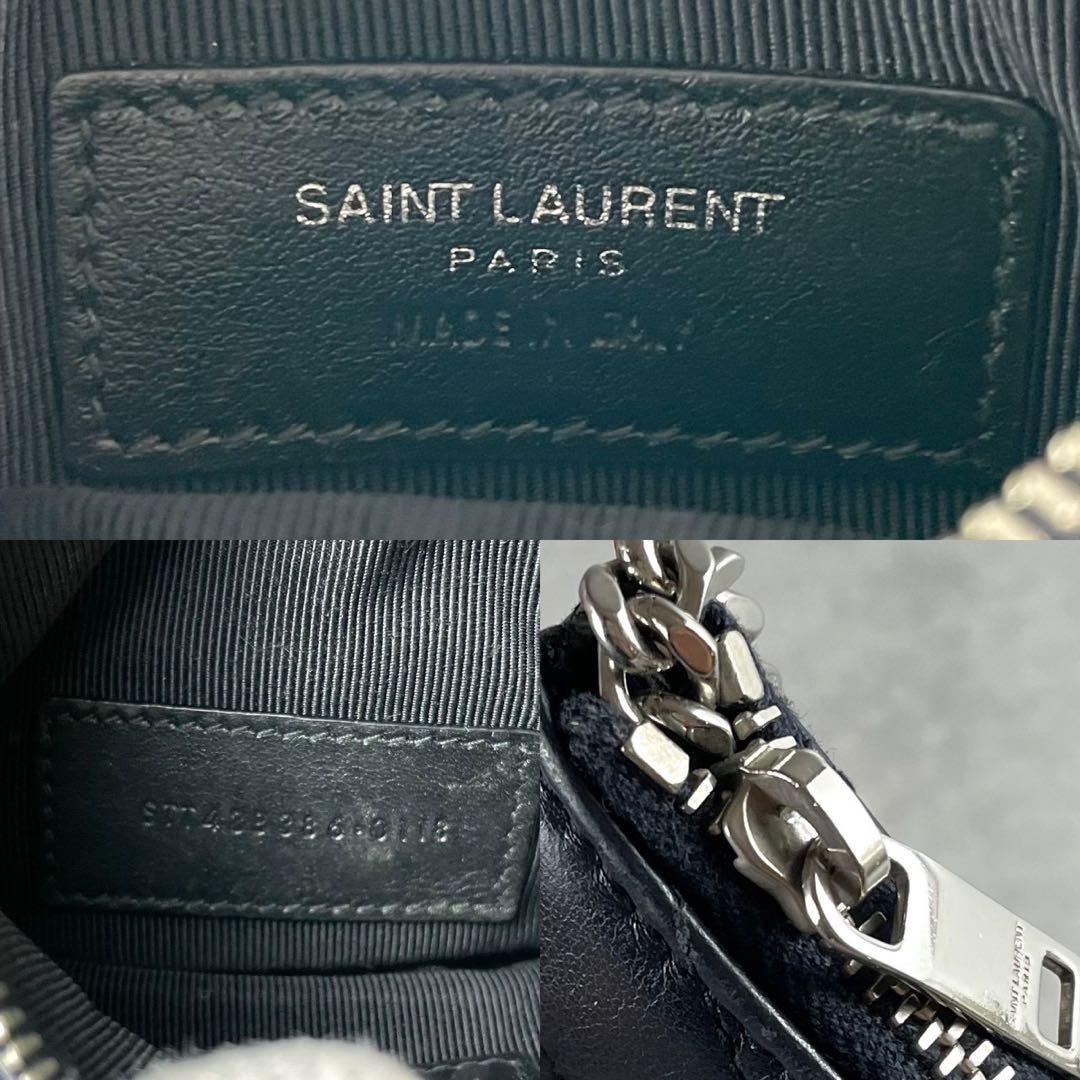 【極美品】サンローラン ケース キーリング カサンドラ YSL レザー