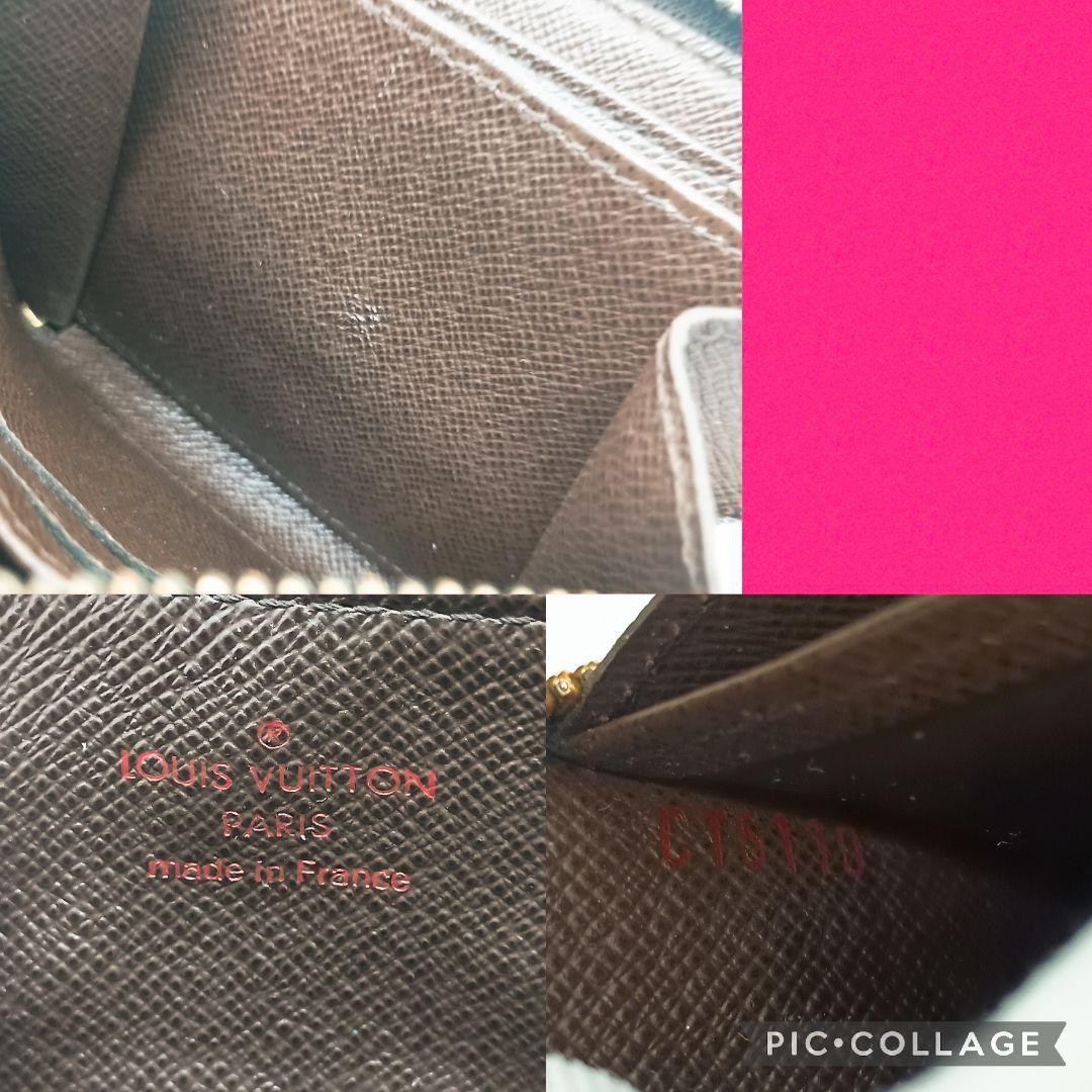 【美品S】ルイヴィトン　ジッピーパース　ダミエ　コンパクト財布