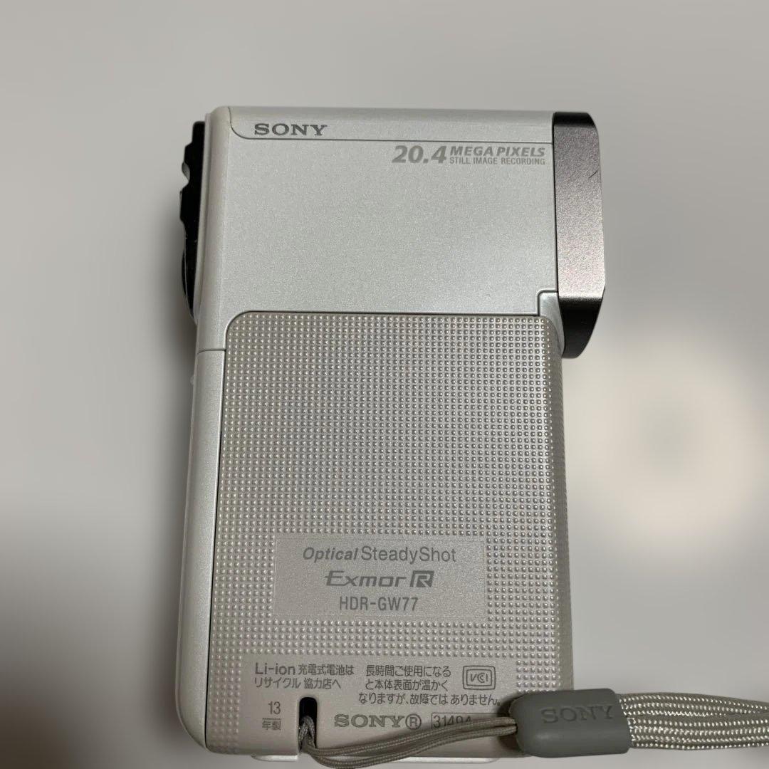 Sony 防水ハンディカムHDR-GW77 ホワイト 美品