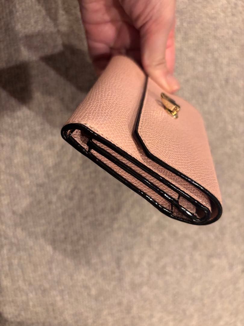 Valextra シティウォレット ペオニア 三つ折り財布