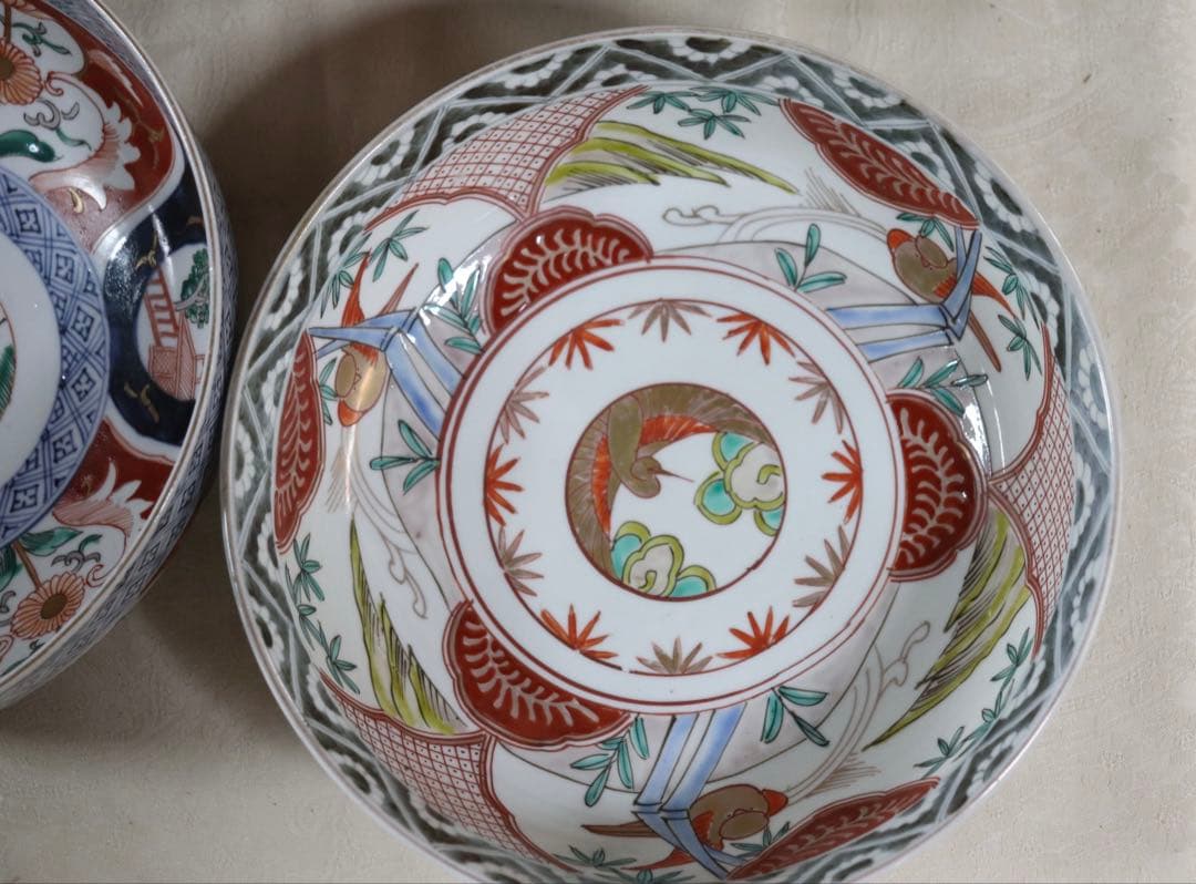 江戸 伊万里錦絵大鉢2種4点 共箱 送料込み250518 - メルカリ