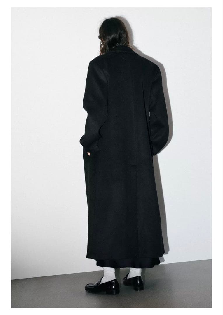 ZARA ウール混紡エクストラロングコート L - メルカリ