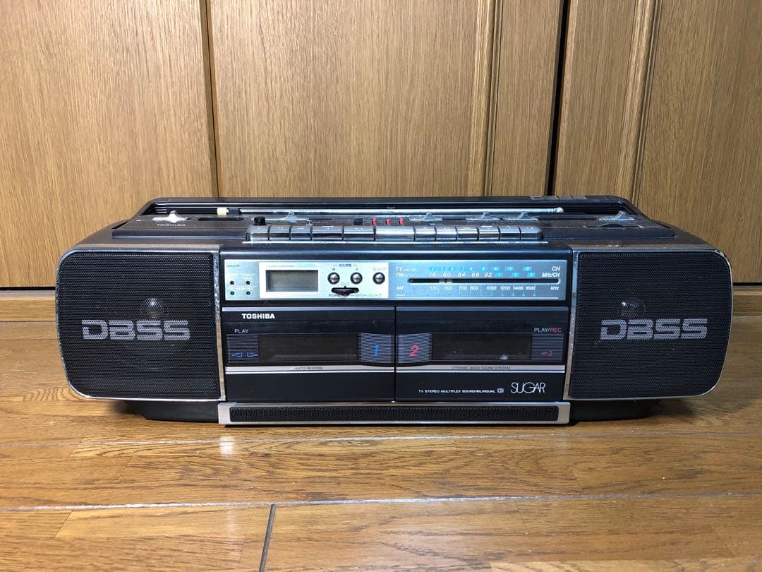 昭和レトロ】東芝 ラジカセ RT-SW600 TOSHIBA【ジャンク】 - メルカリ