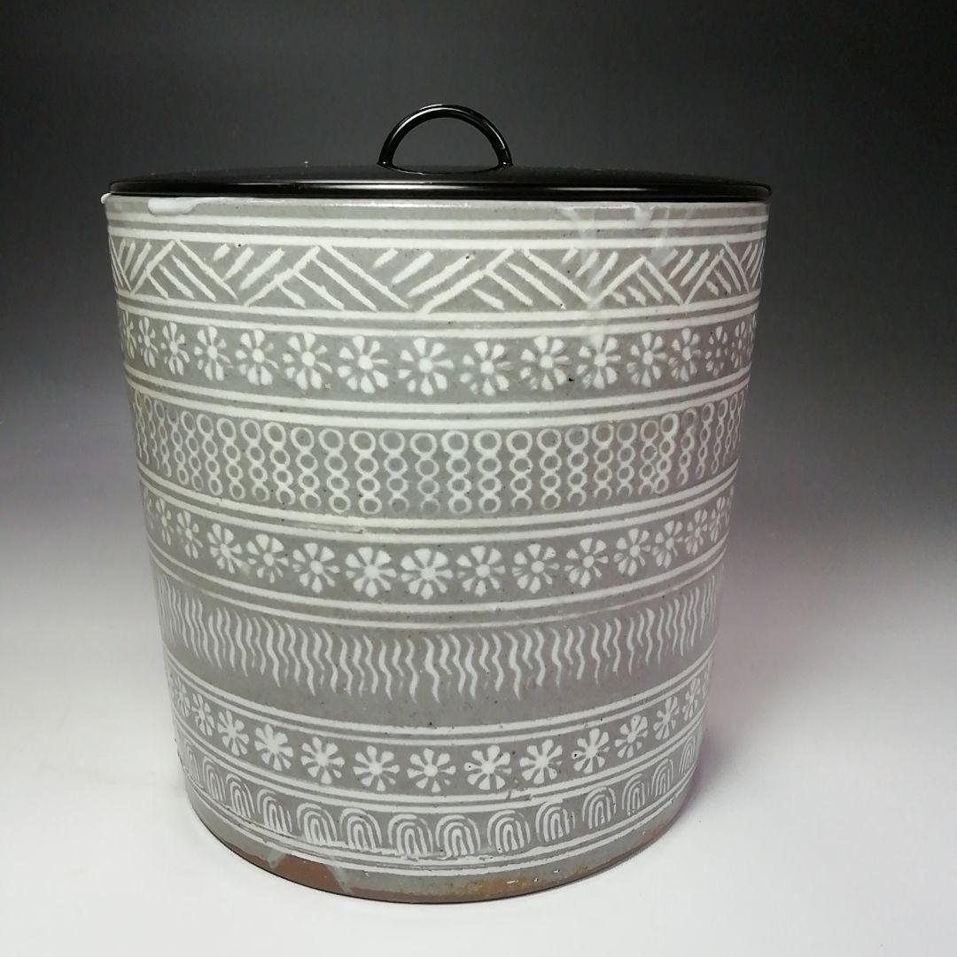 S640 水指 『三島』『一重口』『山本太仙作』 共箱 茶道具の通販