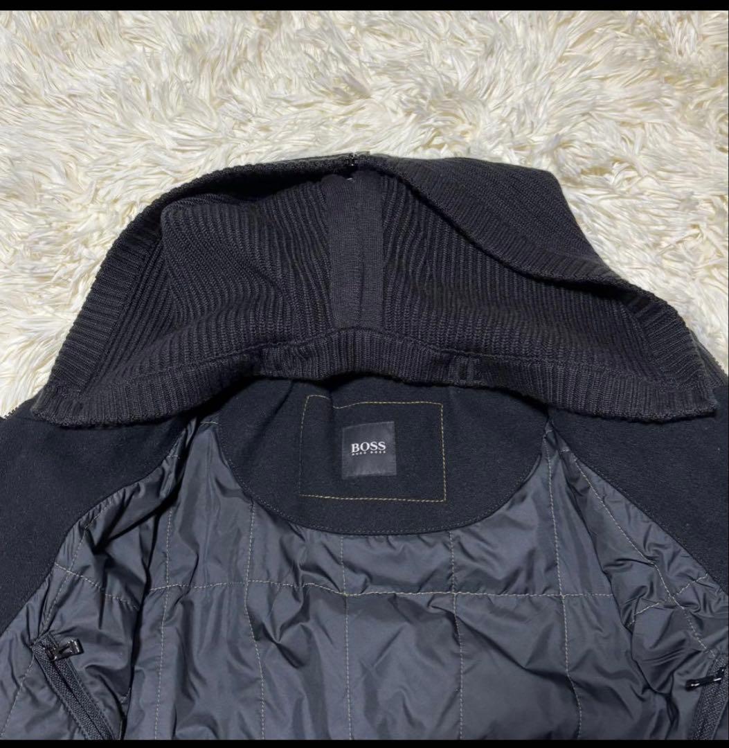 HUGOBOSS ウールフーデットジャケット 手袋付
