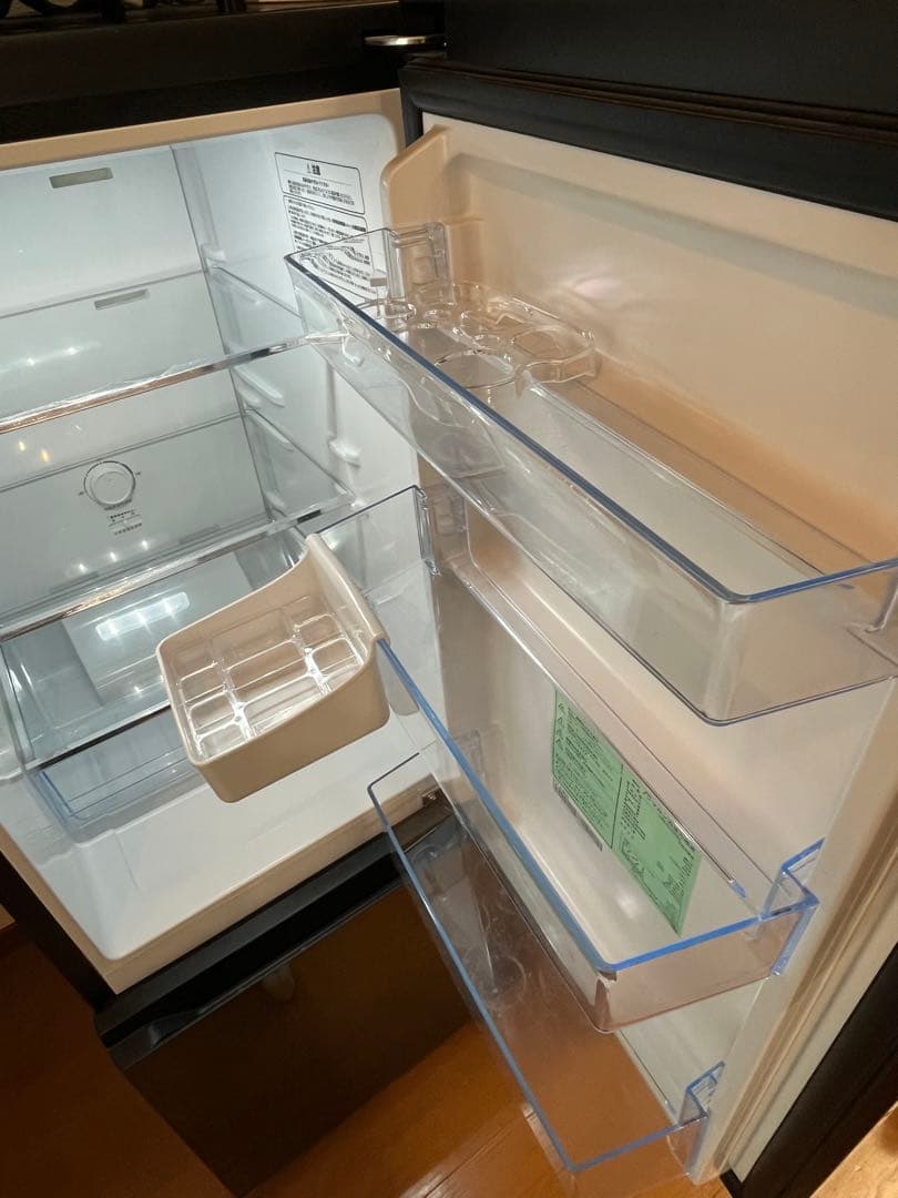 Hisense 冷蔵庫 ブラック 上下二段式