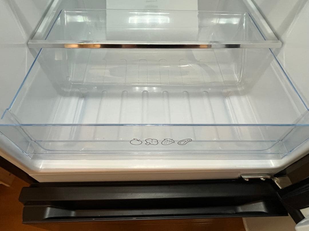 Hisense 冷蔵庫 ブラック 上下二段式