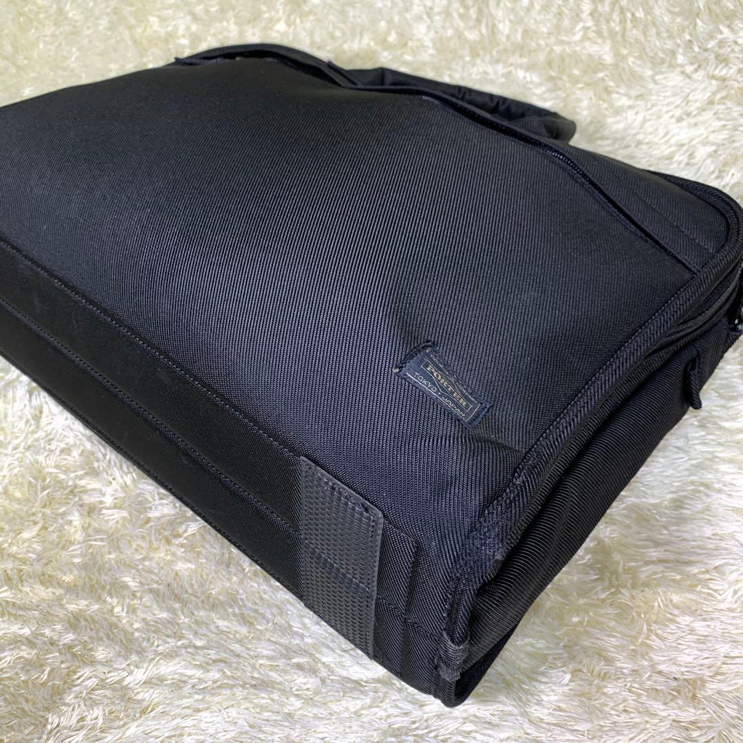 大容量 ポーター ブリーフケース ポジション 2WAY ビジネスバッグ ブラック