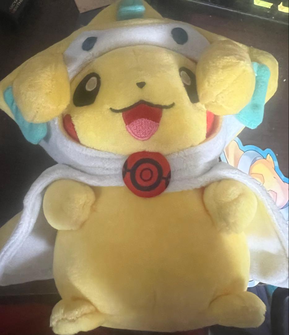 ポケモンセンター東北限定 ジラーチポンチョ ピカチュウ ぬいぐるみ