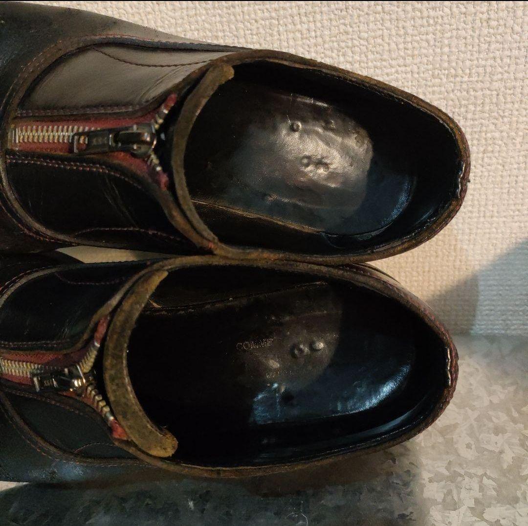 COMME des GARÇONS HOMME プレーン ZIP ドレスシューズ