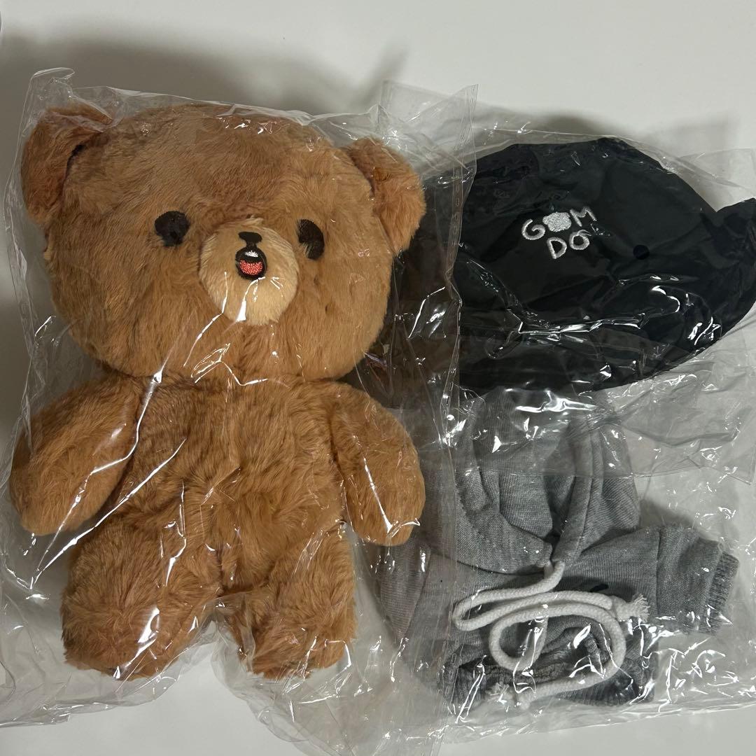 NCT ヘチャン イコムド 이곰도 20cm ぬいぐるみ 洋服付き