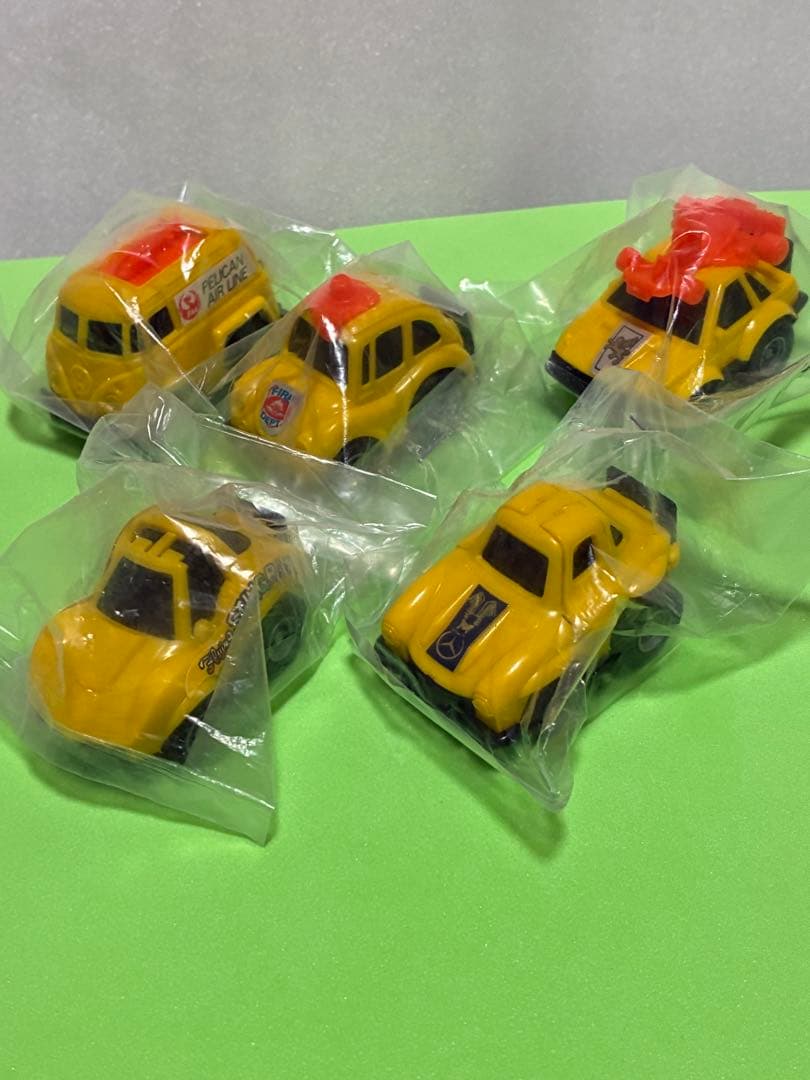 チョロQ、5台セット・黄色