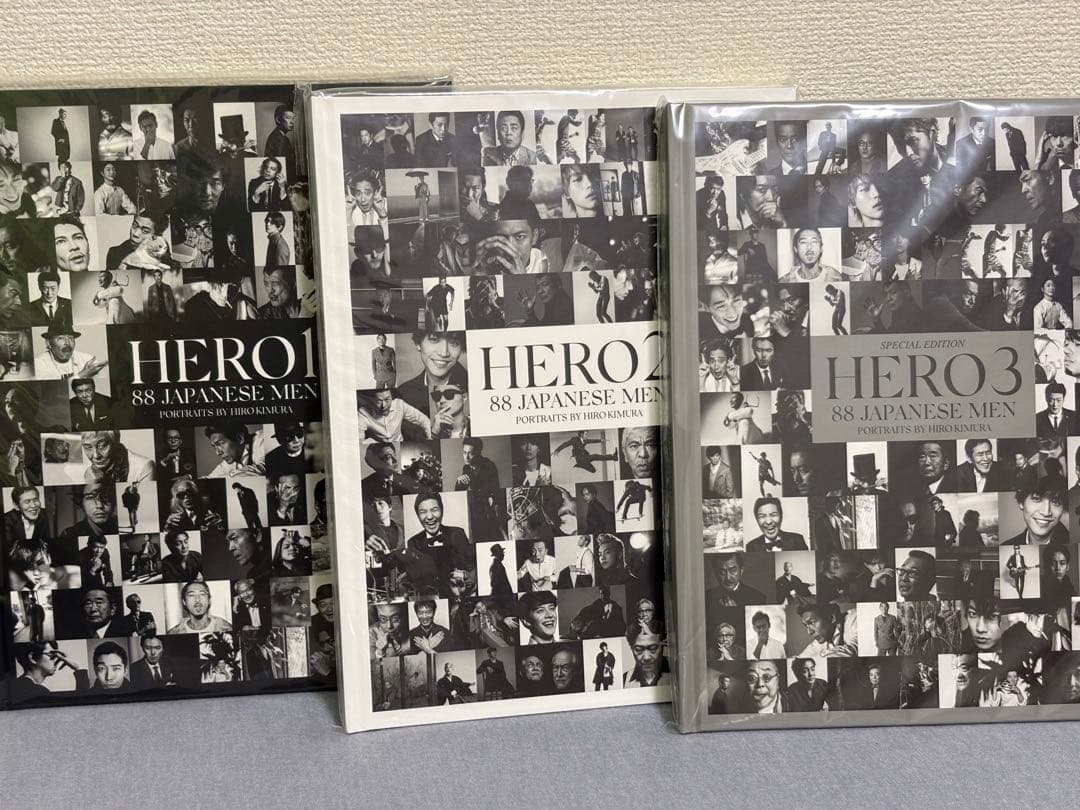 HIRO KIMURA 写真展 図録 HERO1、2、3 3冊セット