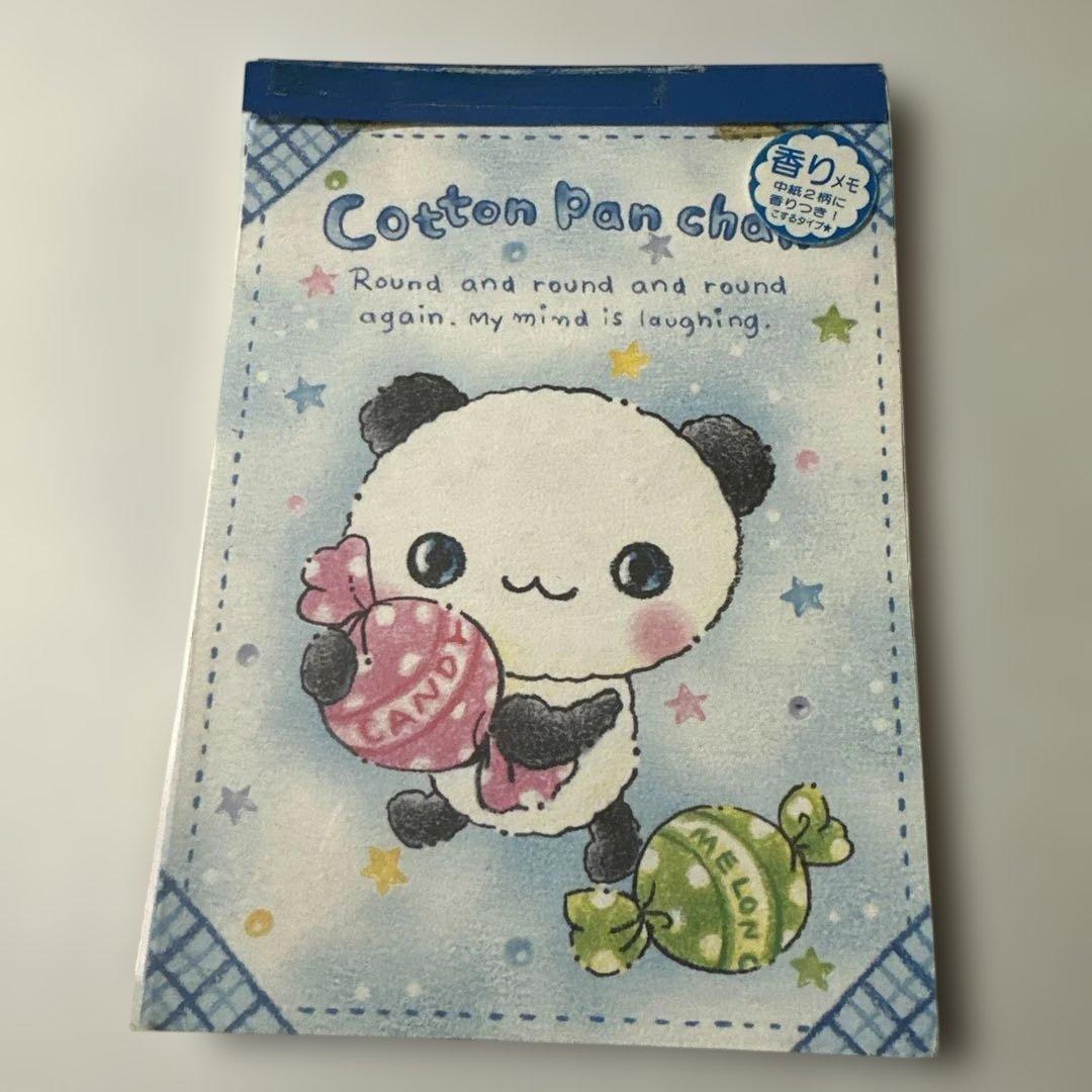 Cotton Pan-chan メモ帳 平成レトロ