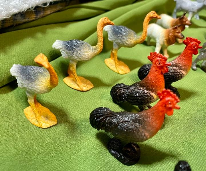 牧場の動物  の サイズ見本です《見本》