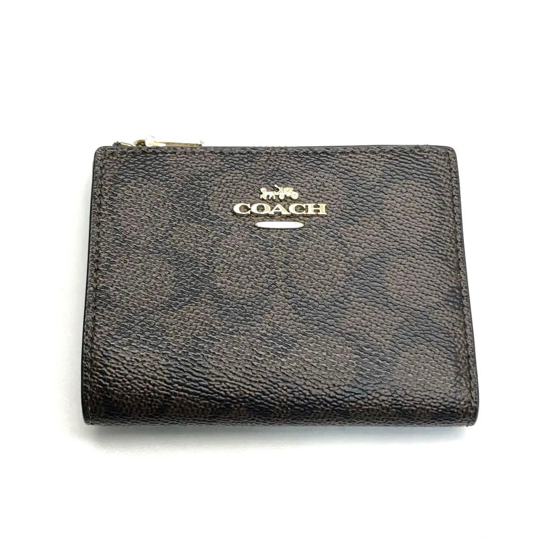 【ラヴ ✨】　COACH コーチ　二つ折り　財布　シグネチャー