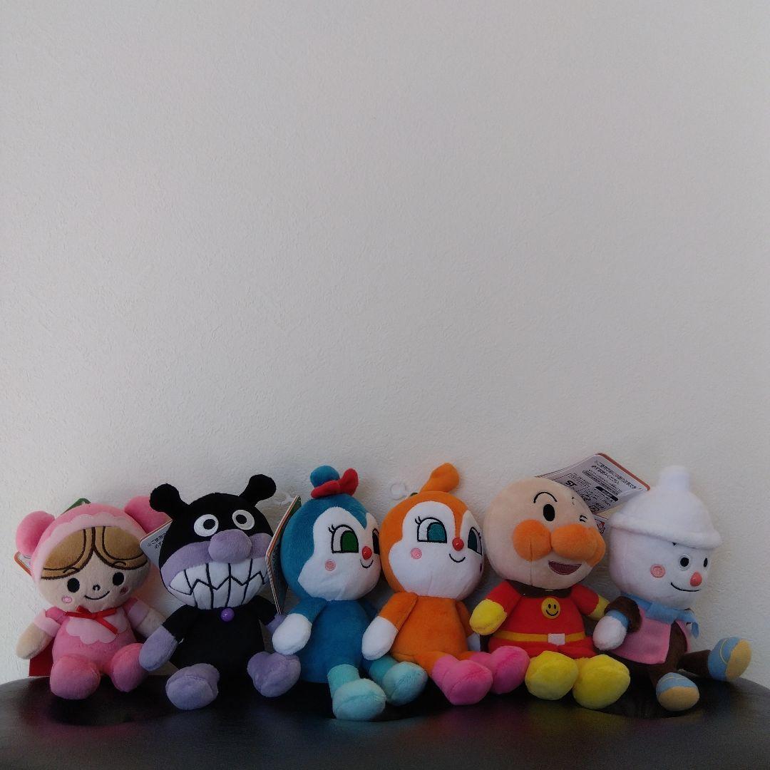 アンパンマンプリちぃビーンズ ぬいぐるみ 6体セット : セガトイズ