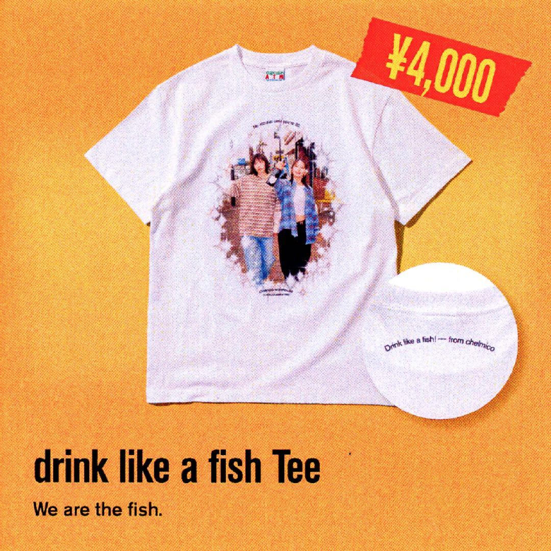 chelmico Tシャツ drink like a fish Tee Lサイズ - メルカリ chelmico