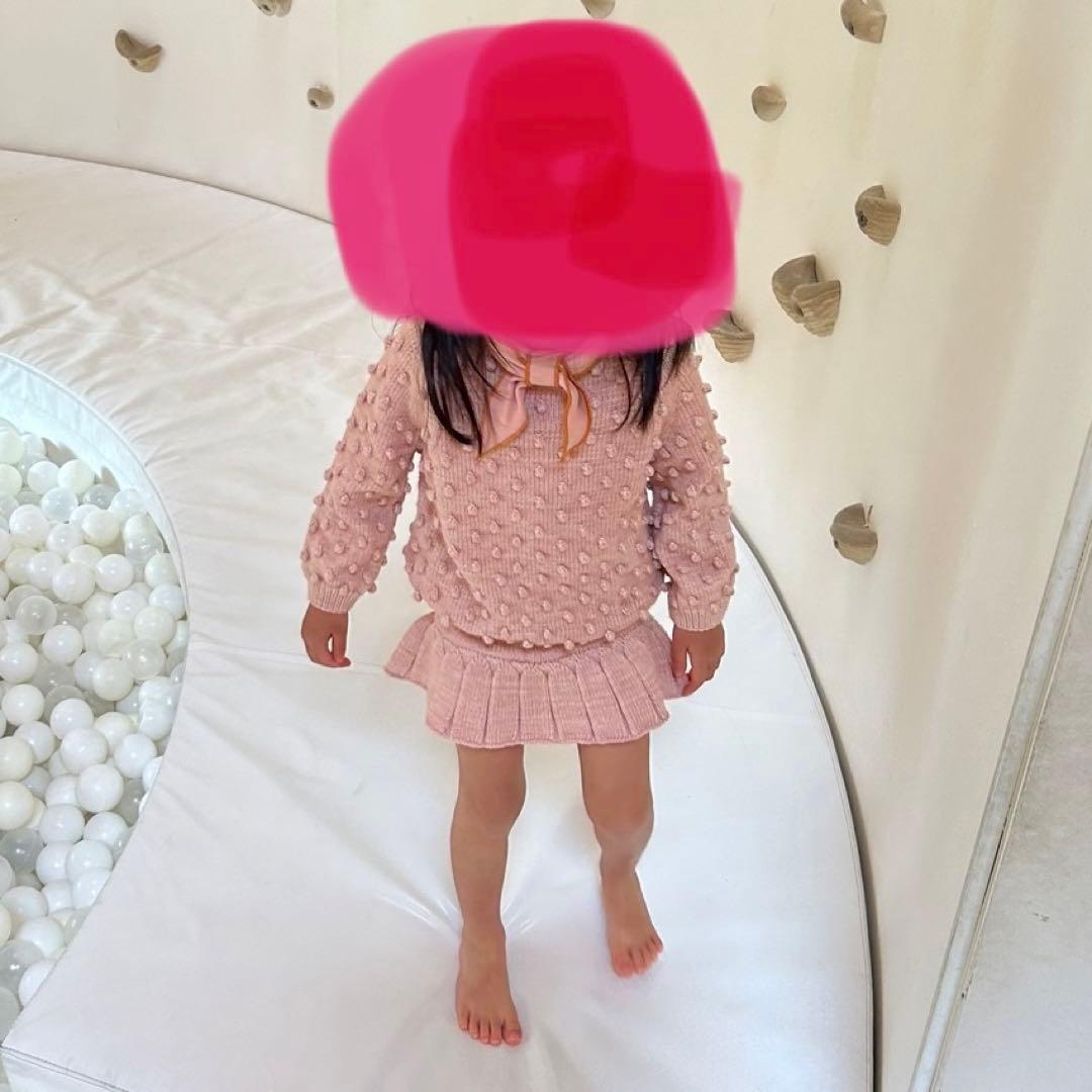 misha & puff skating pond skirt 4Y ピンク