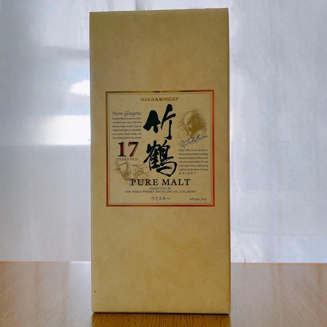 WWA2012 受賞記念ラベル 竹鶴 17年 ピュアモルト 化粧箱付 激レア】竹