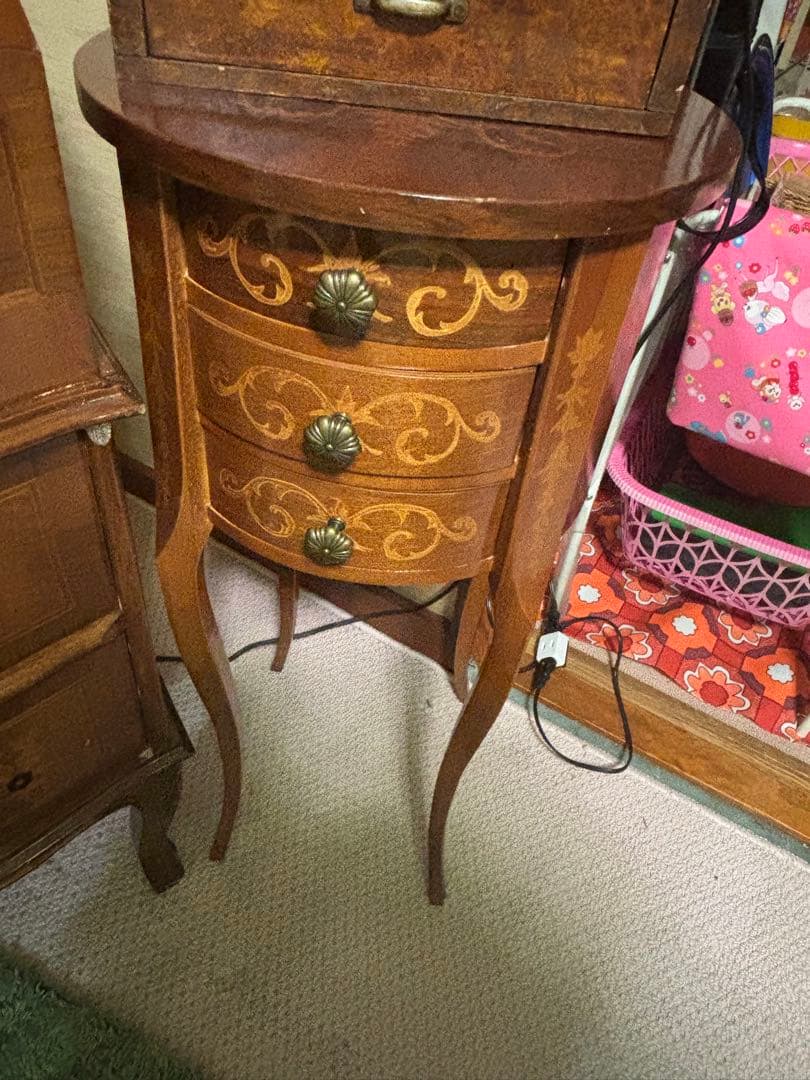 チェスト サイドテーブル イタリア製クラシックスタイル レトロ