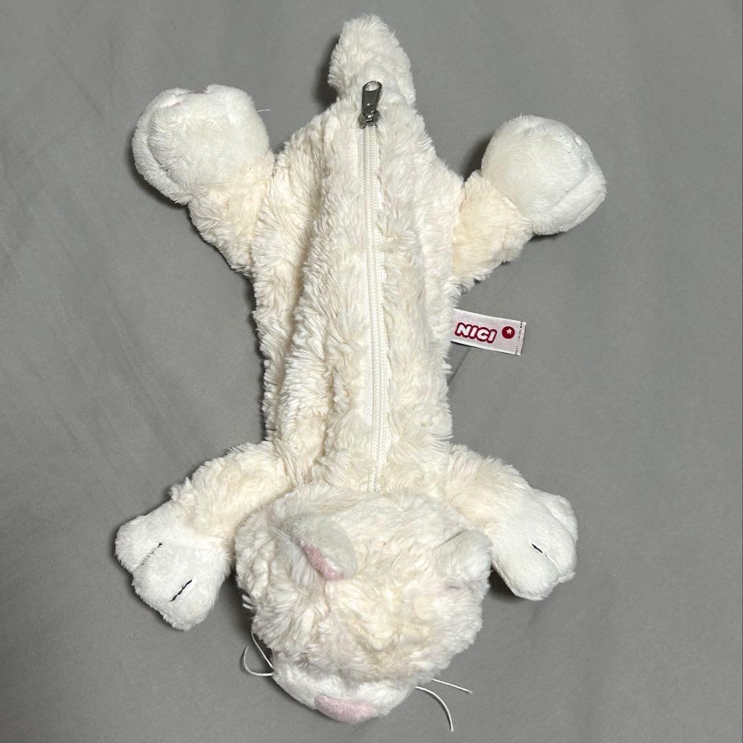 NICI ニキ シロネコ しろねこ 白猫 ペンケース 筆箱 - メルカリ