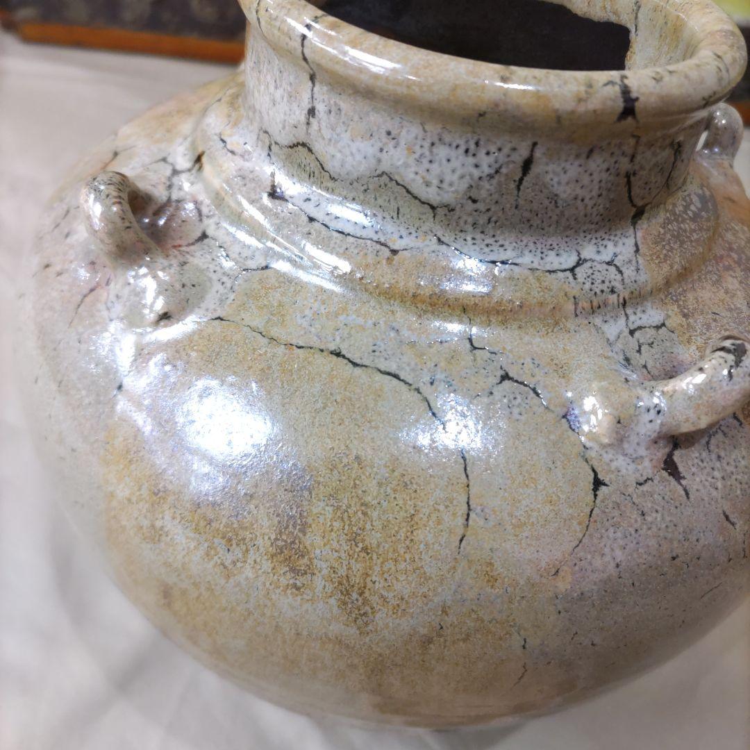 瀬戸茶壺 D519 美術品・アンティーク・コレクション
