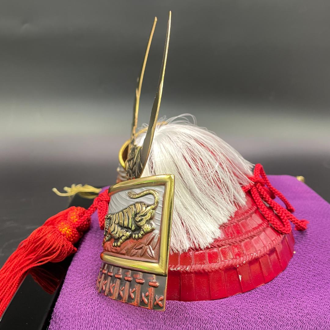 戦国武将兜 武田信玄公 出世兜 飾台 盃 セット ミニ兜 金色兜 黒兜 赤