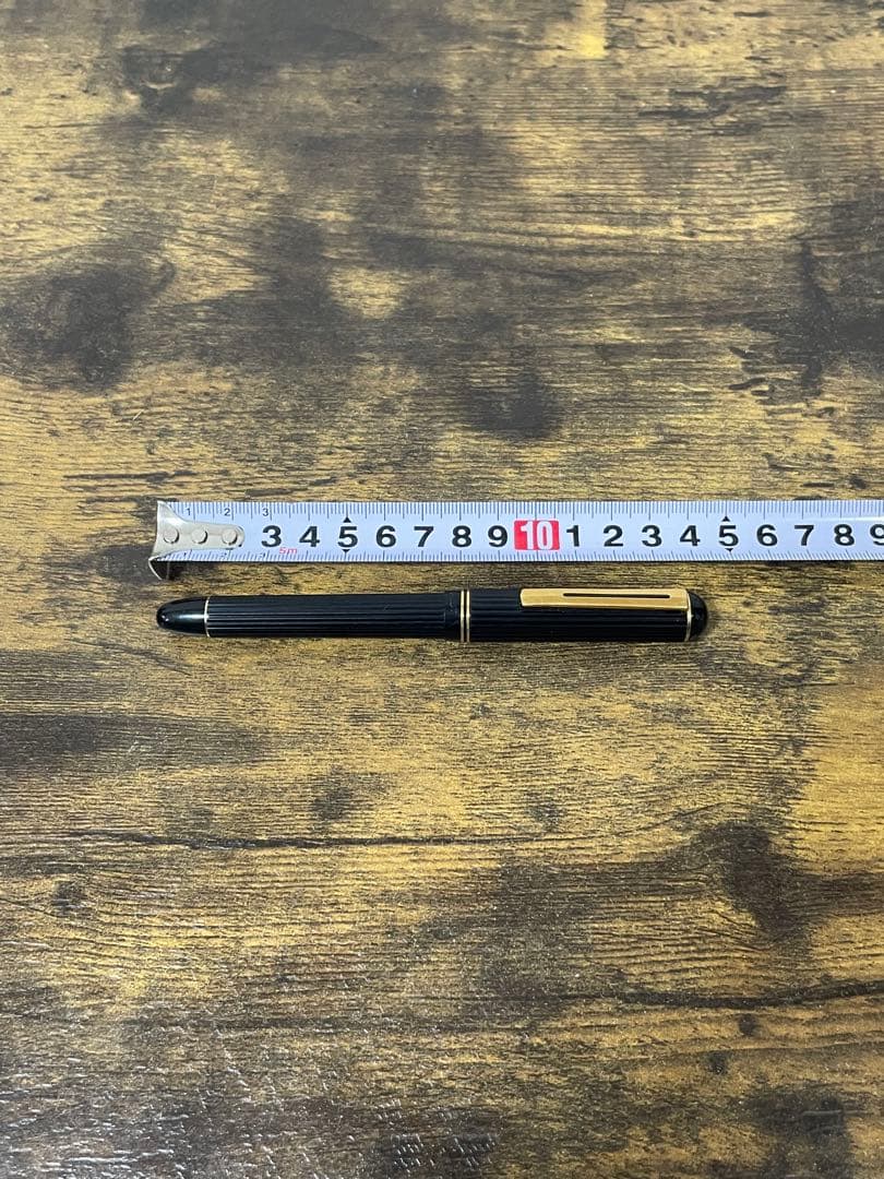 試筆のみ 初代 ジャスタス 14金 ゴールド 万年筆 パイロット 嵌合式 中字