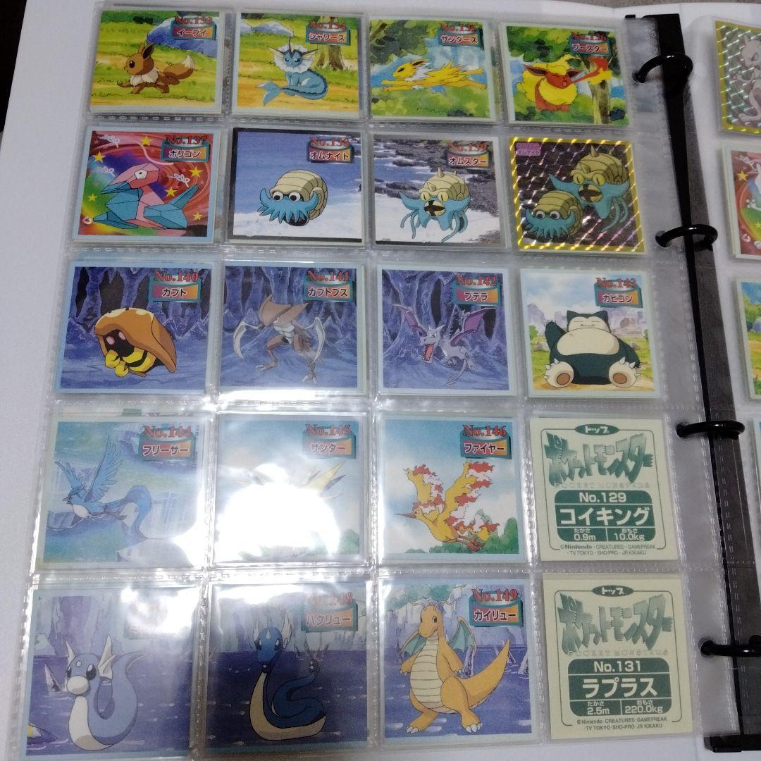 ポケモンシール　トップ　全種フルコンプ！