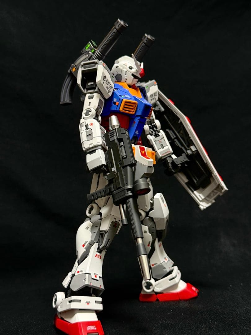 1/100 rx78-2ガンダム改修塗装済完成品ガンプラ完成品フルハッチオープン