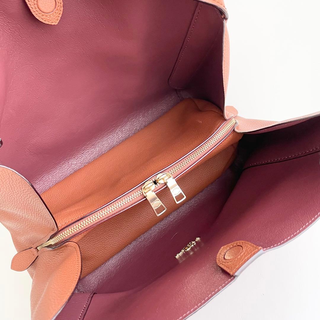 コーチ COACH ハンドバッグ ハドリー ホーボー レザー ほぼ新品