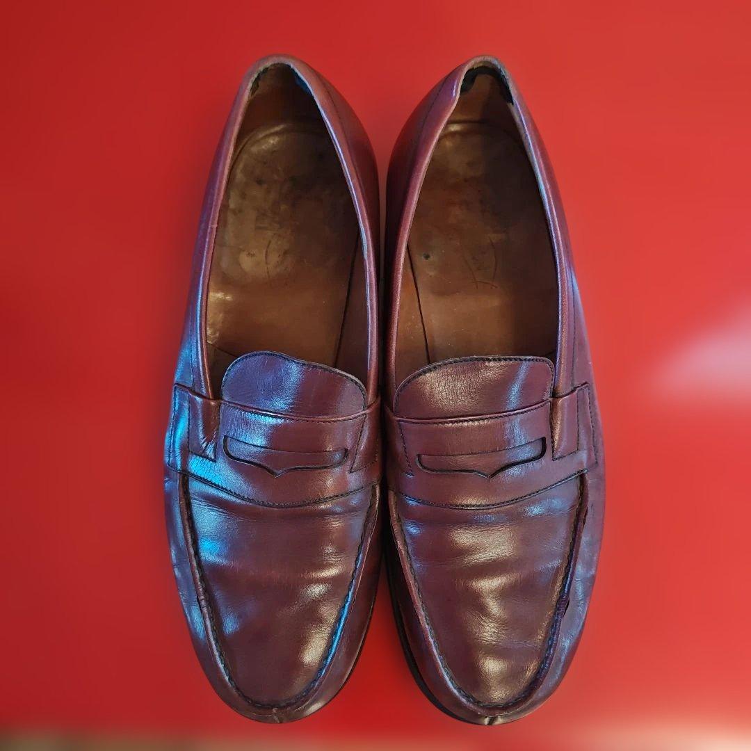 J.M.WESTON 180 シグニチャーローファー 5.5 D バーガンディ