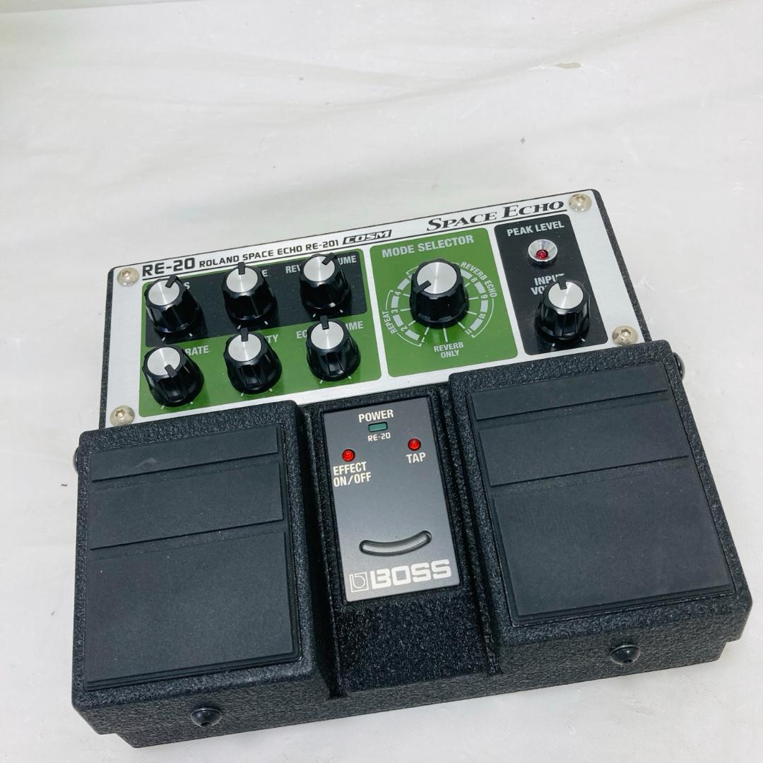 希少 BOSS SPACE ECHO RE-20 エフェクター ツインペダル