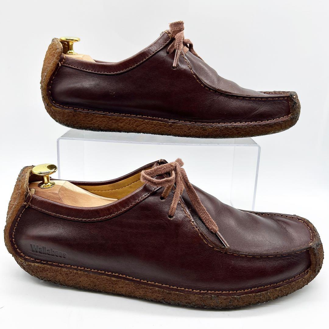 【極美品】Clarks クラークス 27.5 ナタリー レザー ブラウン