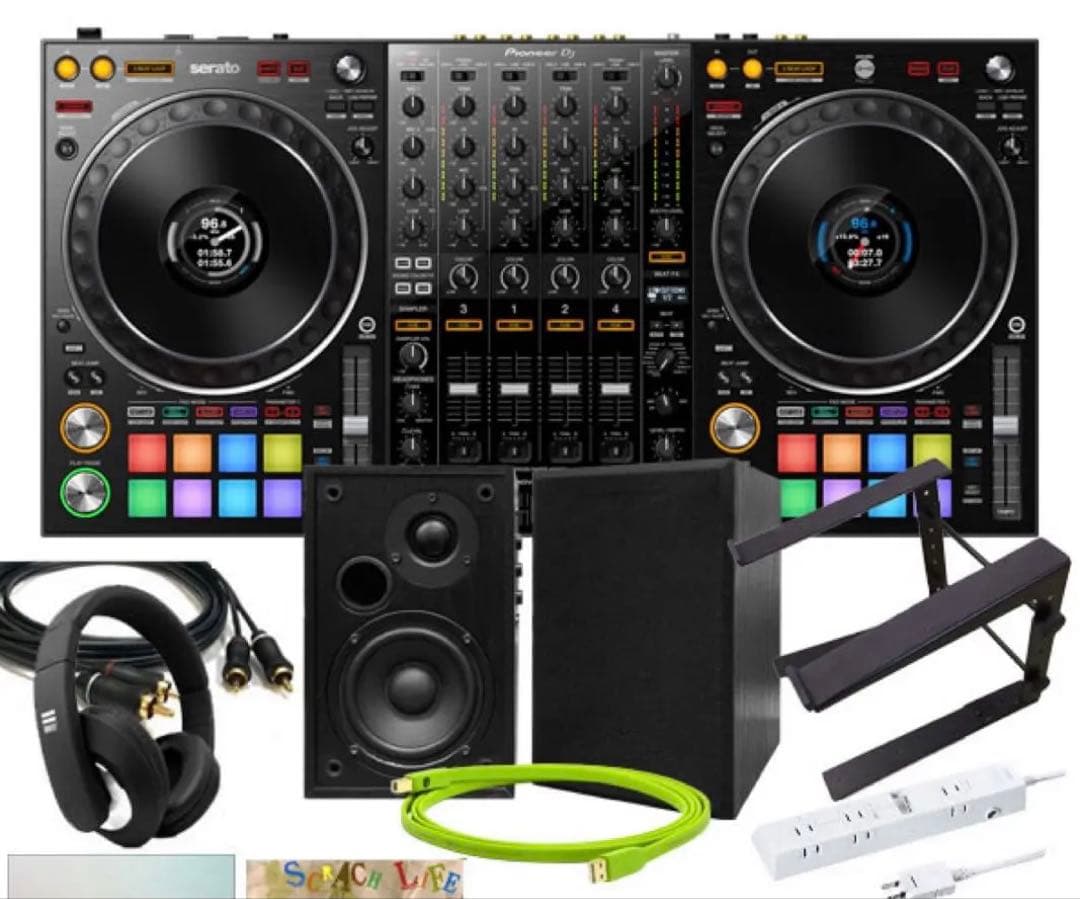 超お得】DDJ1000SRT DJスターティングセット（デッキセーバー付