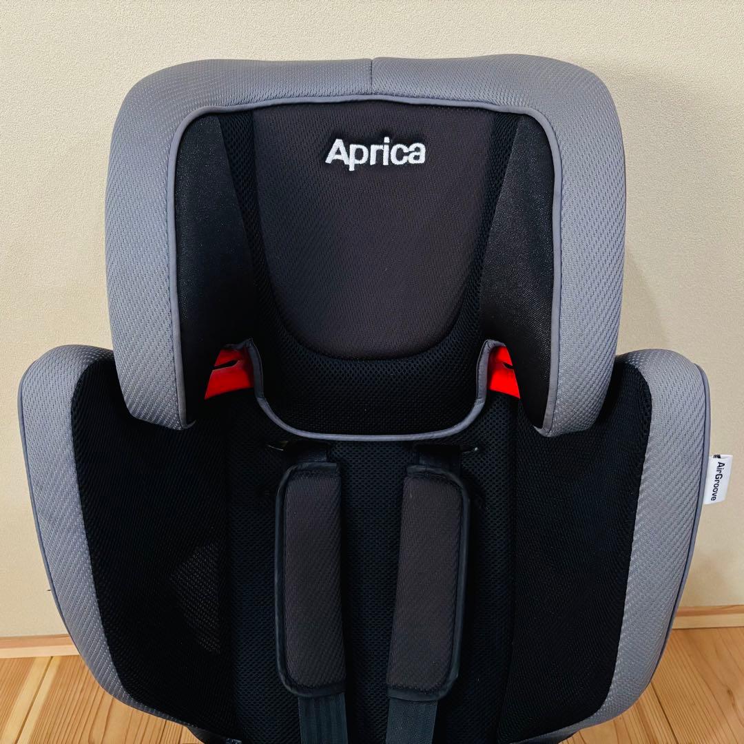 アップリカ エアグルーヴ ジュニアシート チャイルドシート グレー
