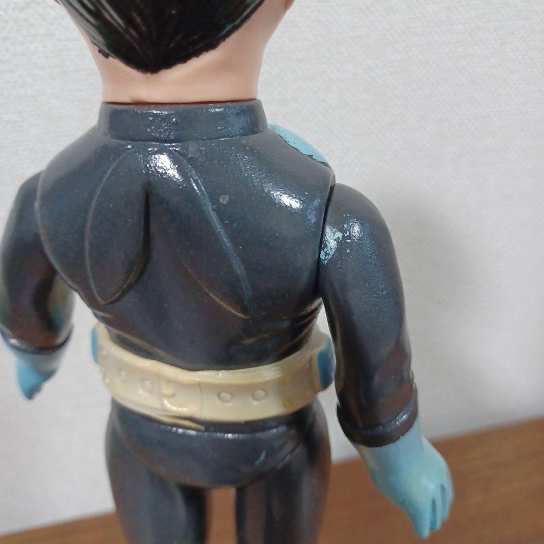 無版権　パチもの「仮面ライダー」風の面取れ希少ソフビフィギュア