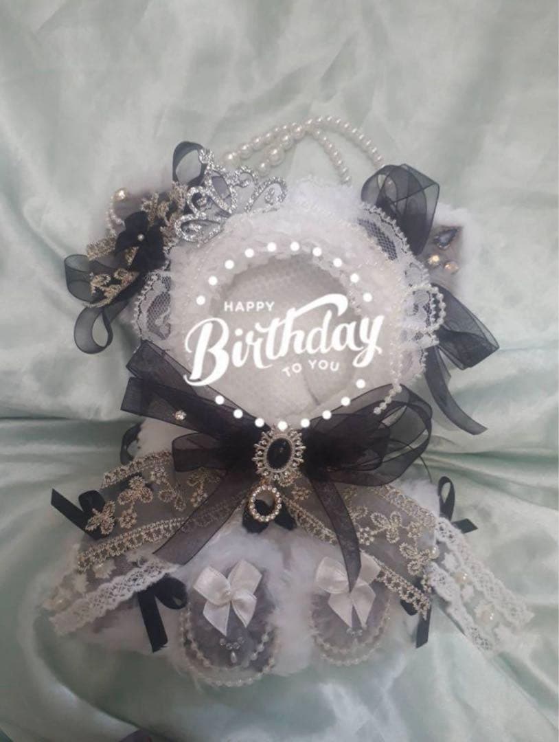 ぬい服 16cm ふわふわ 猫耳おすわり 着ぐるみ 推しぬい にじぬい 黒 白