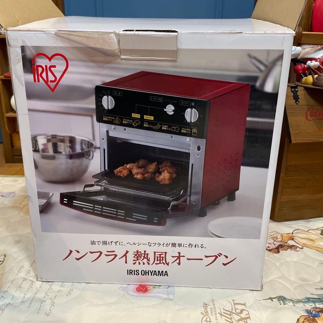 アイリスオーヤマ ノンフライ熱風オーブン 未使用品 2015年 生活家電