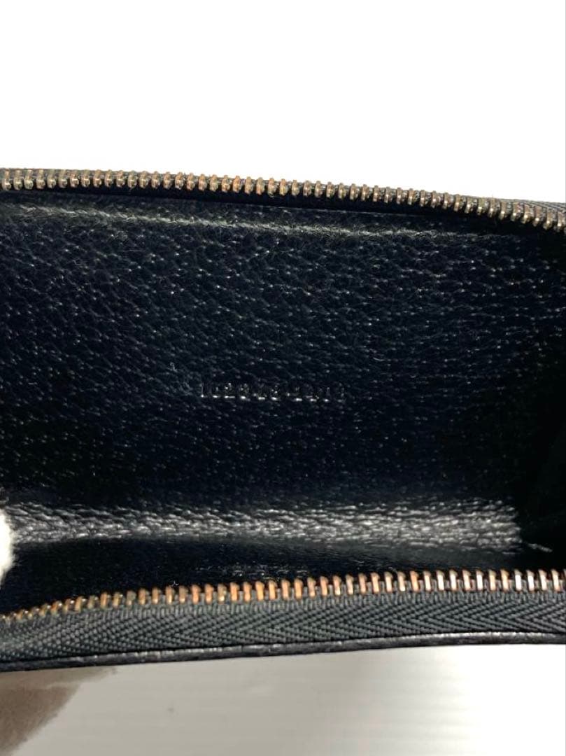 良品　GUCCI グッチ　GGキャンバス ケース　カードケース　ブラック