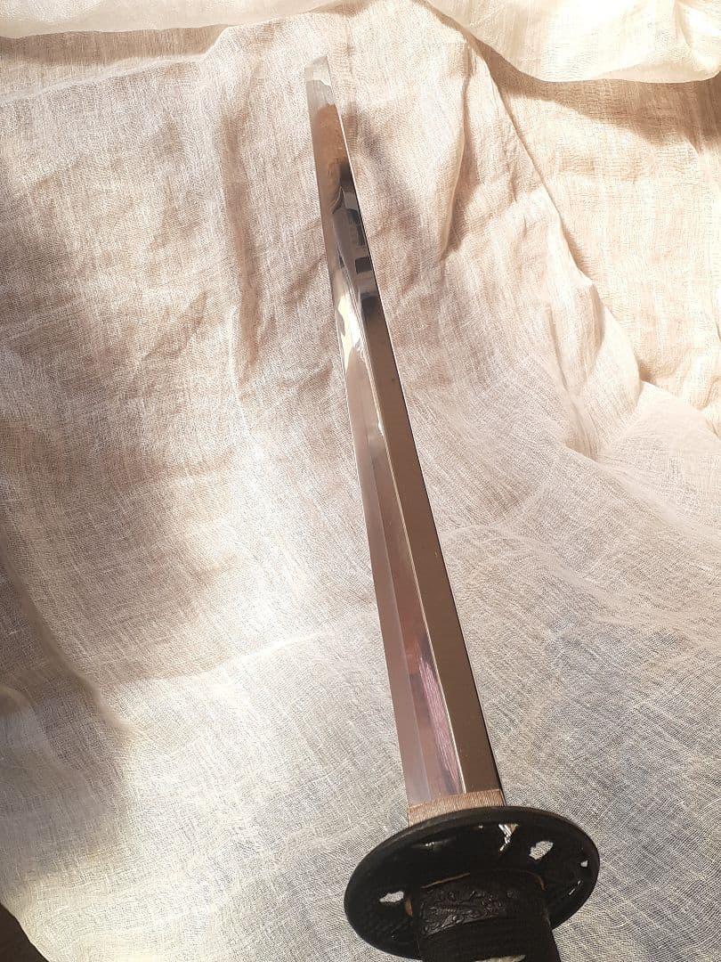 【約２尺３寸】忍者刀(大)模擬刀 模造刀 居合刀 日本刀 鍔 Japan 武具