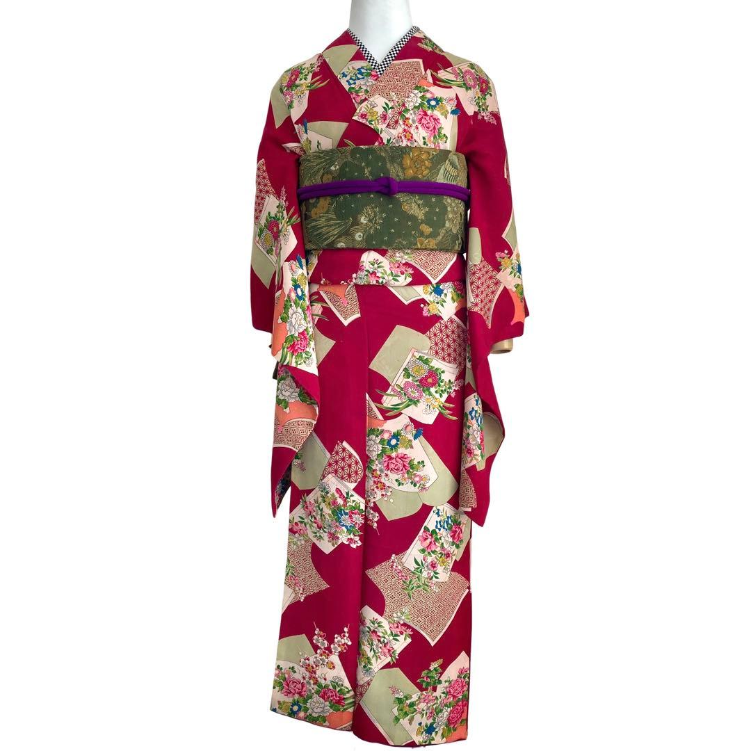 アンティーク　女の子　読本　着物　NO4